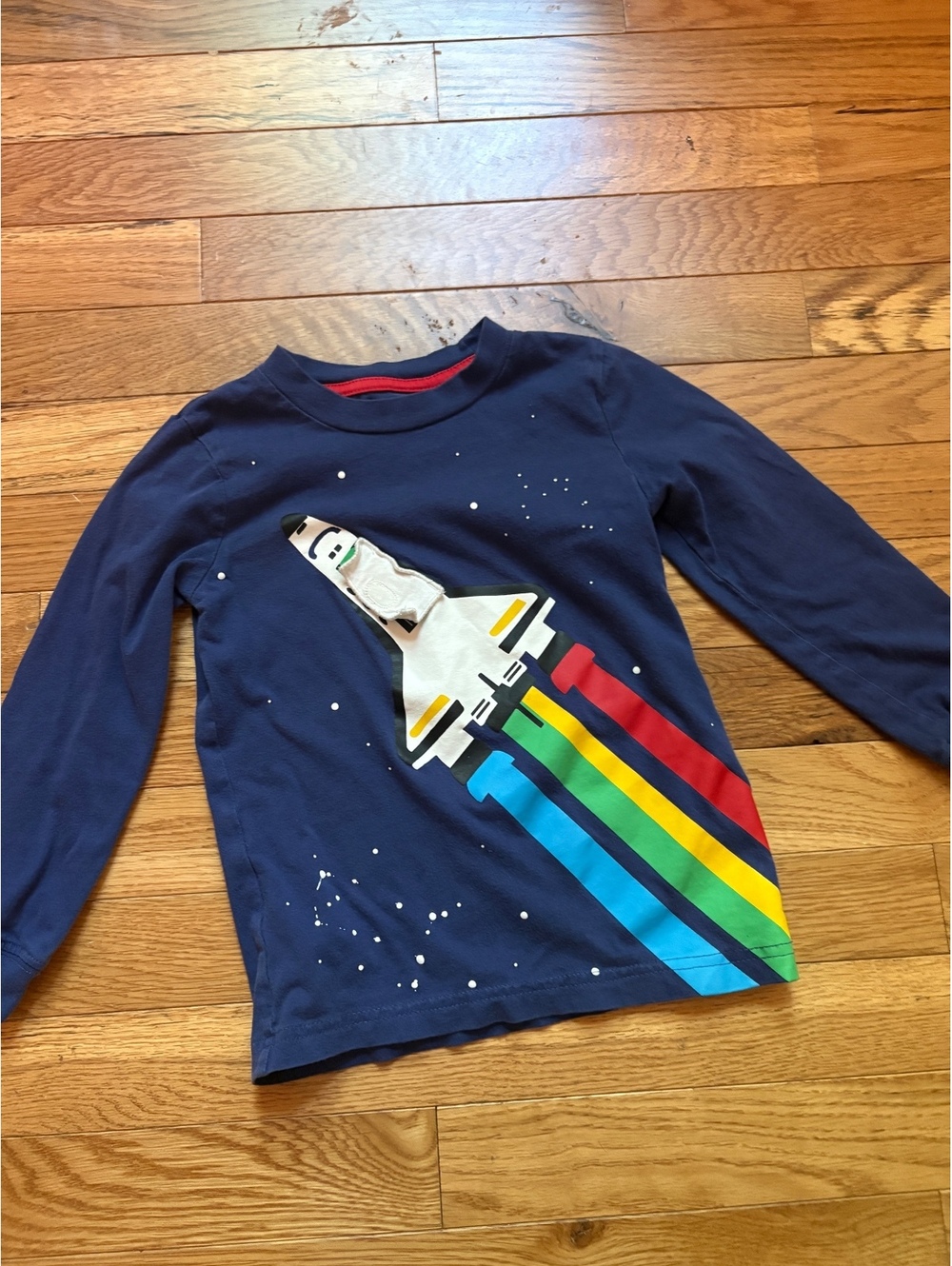 Long sleeve carters rocket shirt 4t